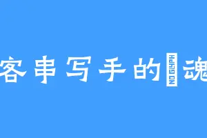 客串写手的龍魂