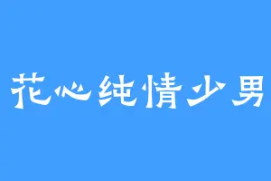 花心纯情少男