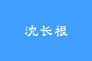 沈长根