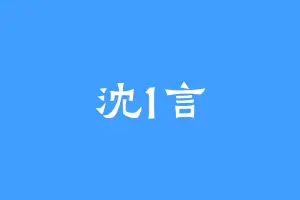沈1言