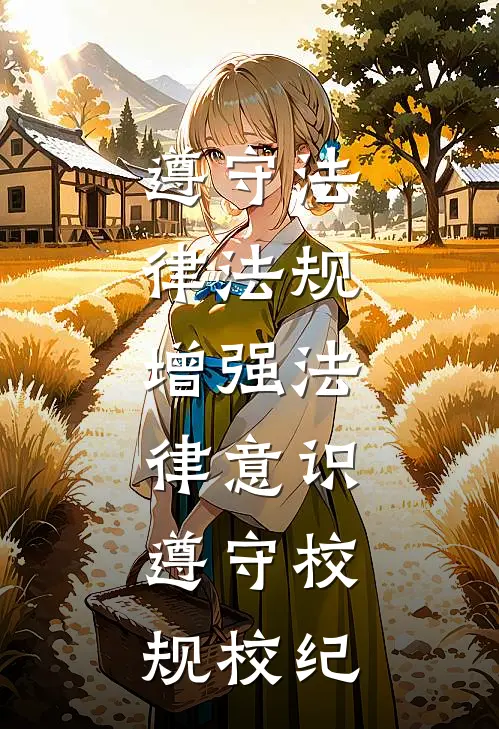 遵守法律法规,增强法律意识,遵守校规校纪