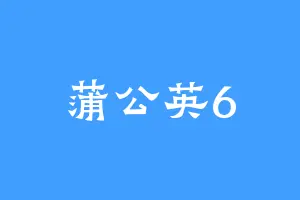 蒲公英6