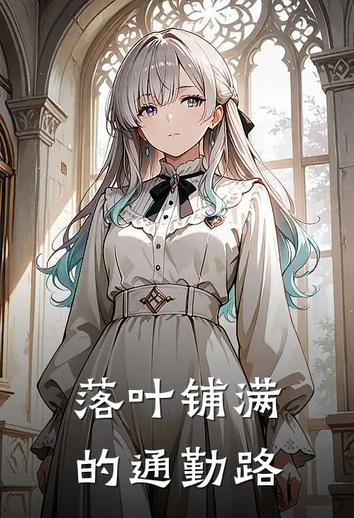 落叶铺满的通勤路