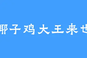 椰子鸡大王来也