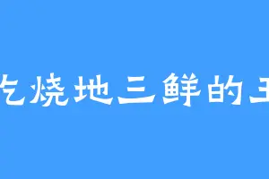 爱吃烧地三鲜的王钧