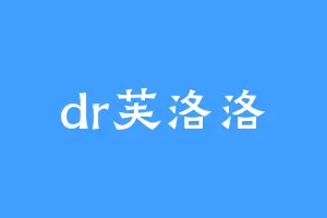 dr芙洛洛
